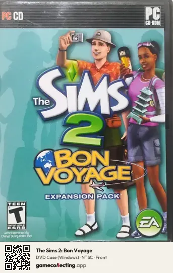 The Sims 2: Bon Voyage Computer, NTSC box front