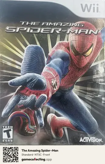The Amazing Spider-Man Nintendo Wii, NTSC box front