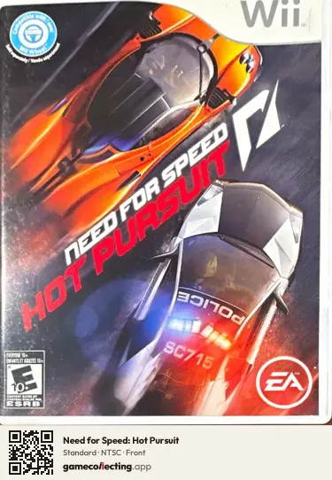 Need for Speed: Hot Pursuit Nintendo Wii, NTSC box front
