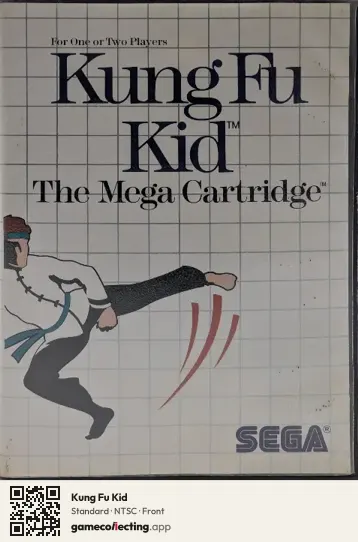 Kung Fu Kid Sega Master System, NTSC box front