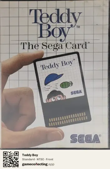 Teddy Boy Sega Master System, NTSC box front