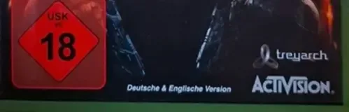Call of Duty: Black Ops III, the USK square on its front