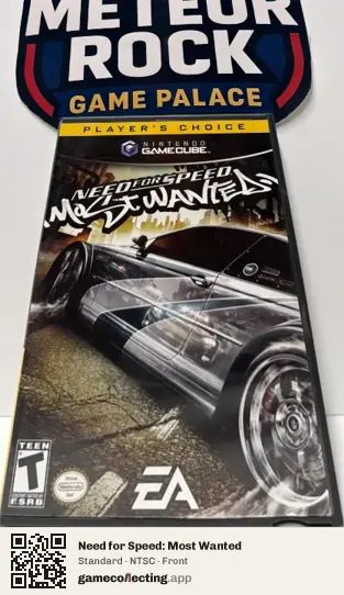 Need for Speed: Most Wanted Nintendo GameCube, NTSC box front