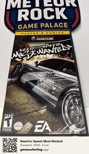 Need for Speed: Most Wanted Nintendo GameCube, NTSC box front
