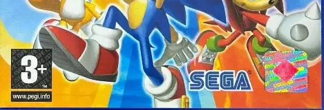 Sonic Heroes, the PEGI square on its front