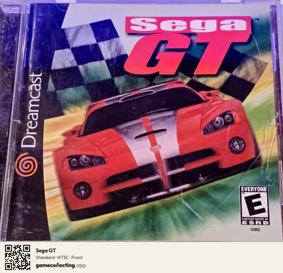 Sega GT Sega Dreamcast, NTSC box front