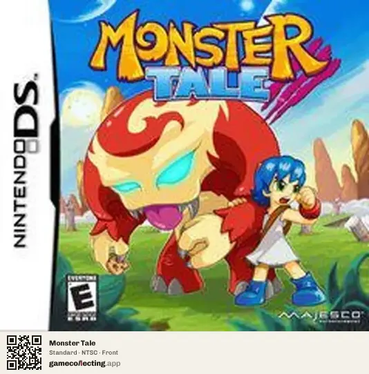 Monster Tale Nintendo DS, NTSC box front