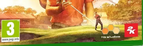 PGA Tour 2K25, the PEGI square on its front