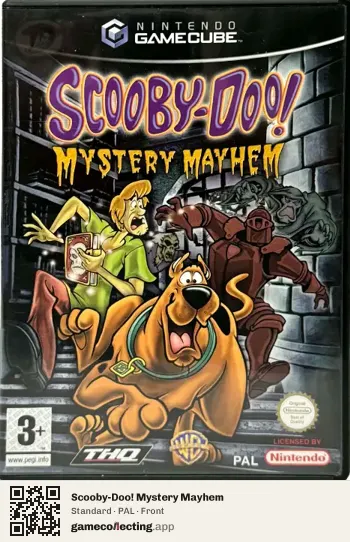 Scooby-Doo! Mystery Mayhem Nintendo GameCube, PAL box front
