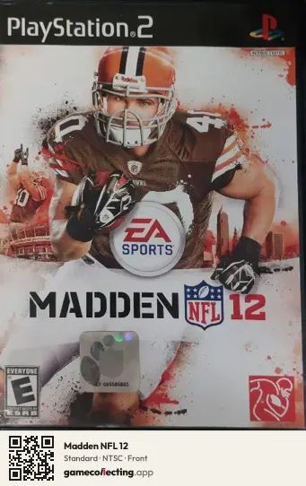 Madden NFL 12 PlayStation 2, NTSC box front