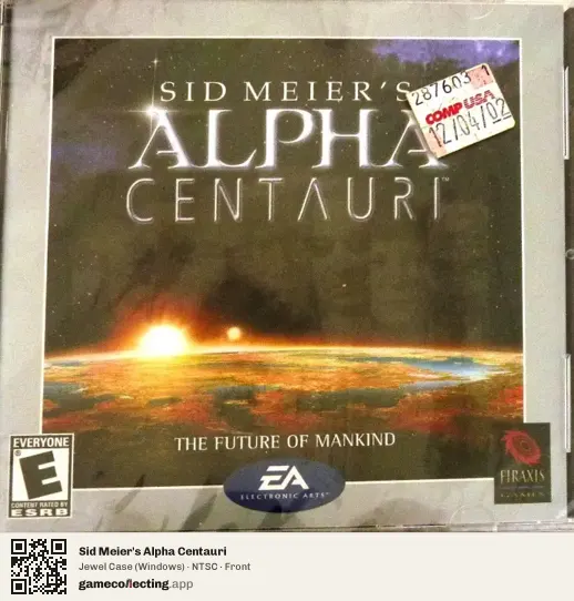Sid Meier's Alpha Centauri Computer, NTSC box front