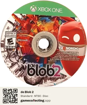 de Blob 2 Xbox One, NTSC disc