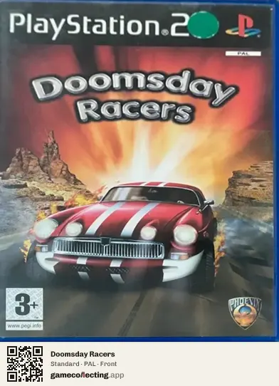 Doomsday Racers PlayStation 2, PAL box front