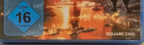 Final Fantasy VII Rebirth, the USK square on its front