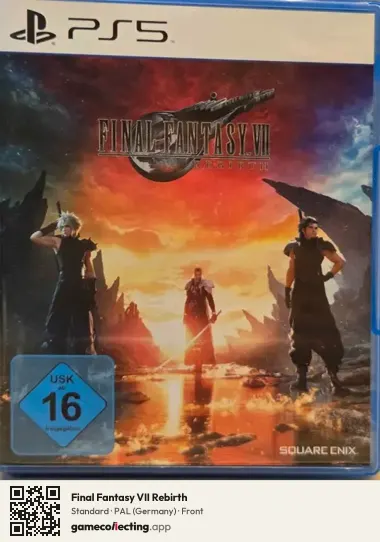 Final Fantasy VII Rebirth PlayStation 5, Germany box front
