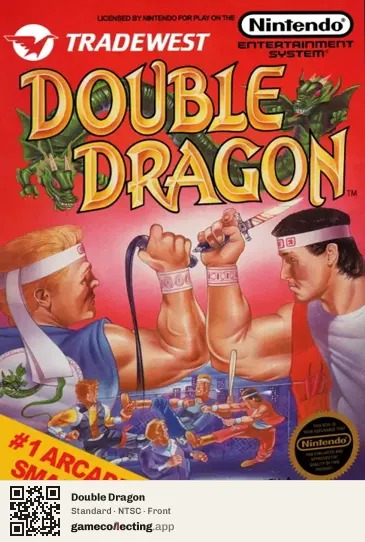 Double Dragon Nintendo Entertainment System, NTSC box front