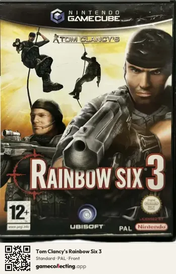 Tom Clancy's Rainbow Six 3 Nintendo GameCube, PAL box front