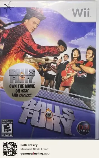 Balls of Fury Nintendo Wii, NTSC box front