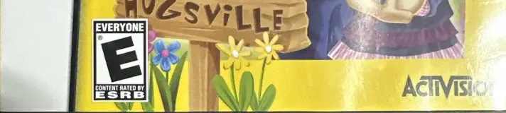 Build-A-Bear Workshop: Welcome to Hugsville, the ESRB box on its front