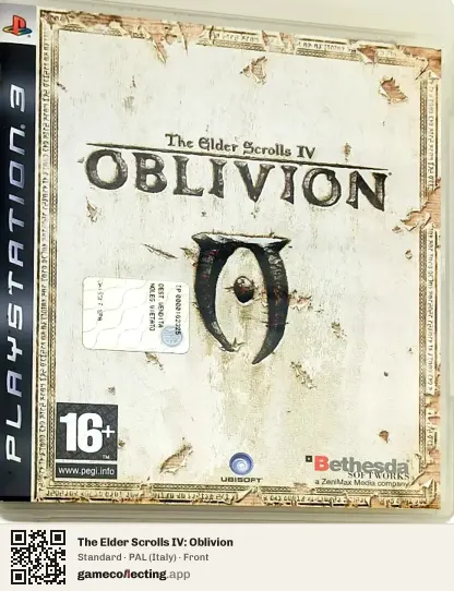 The Elder Scrolls IV: Oblivion PlayStation 3, Italy box front