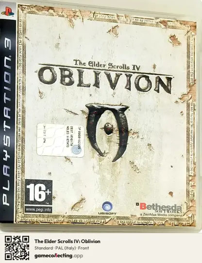 The Elder Scrolls IV: Oblivion PlayStation 3, Italy box front