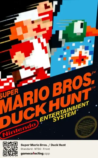 Super Mario Bros. / Duck Hunt Nintendo Entertainment System, NTSC box front