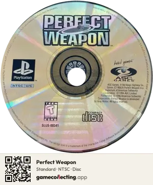 Perfect Weapon PlayStation, NTSC disc