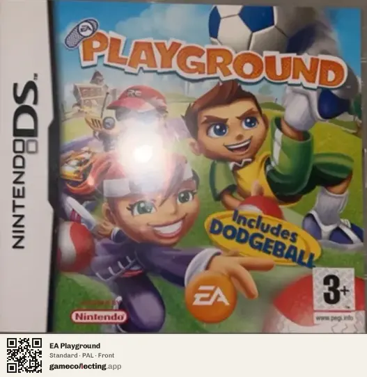EA Playground Nintendo DS, PAL box front