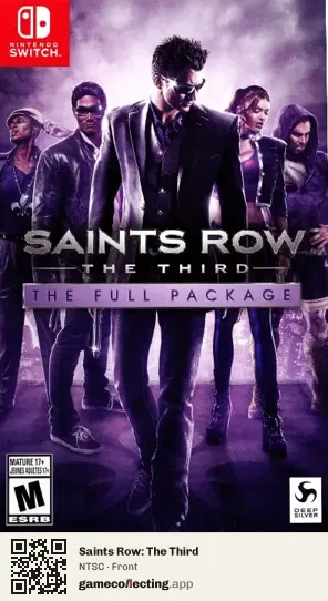 Saints Row: The Third Nintendo Switch, NTSC box front