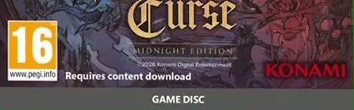 Castlevania: Belmont's Curse, the PEGI square on its front