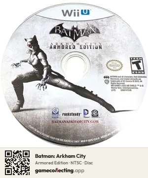 Batman: Arkham City Nintendo Wii U, NTSC disc