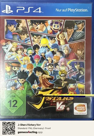 J-Stars Victory Vs+ PlayStation 4, Germany box front