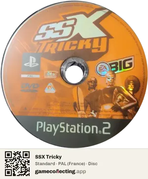 SSX Tricky PlayStation 2, PAL disc