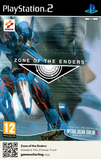 Zone of the Enders PlayStation 2, France box front