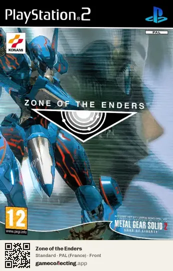 Zone of the Enders PlayStation 2, France box front