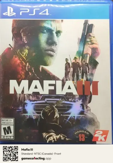Mafia III PlayStation 4, Canada box front