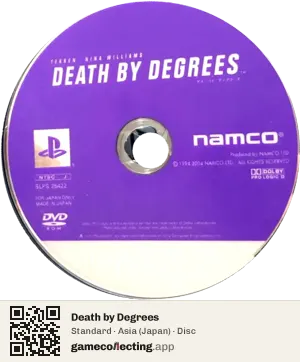 Death by Degrees PlayStation 2, Asia disc