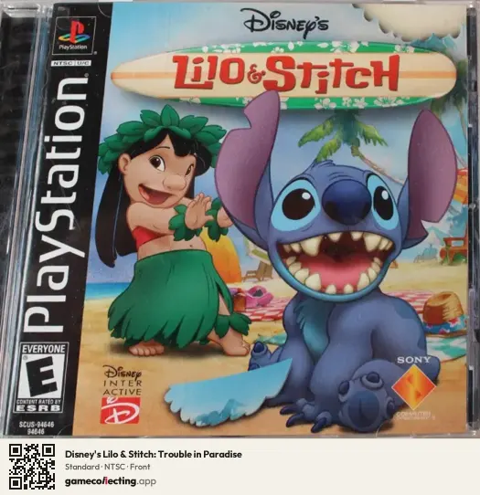 Disney's Lilo & Stitch: Trouble in Paradise PlayStation, NTSC box front