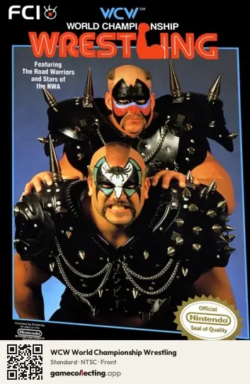 WCW World Championship Wrestling Nintendo Entertainment System, NTSC box front