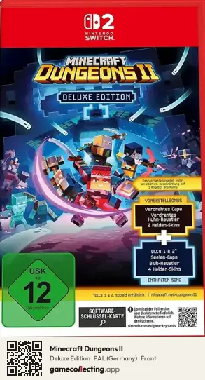 Minecraft Dungeons II Nintendo Switch 2, Germany box front