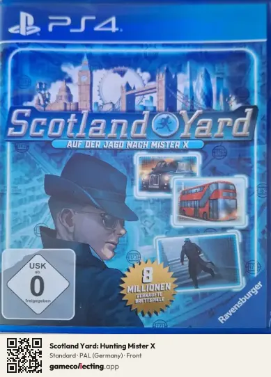 Scotland Yard: Hunting Mister X PlayStation 4, Germany box front