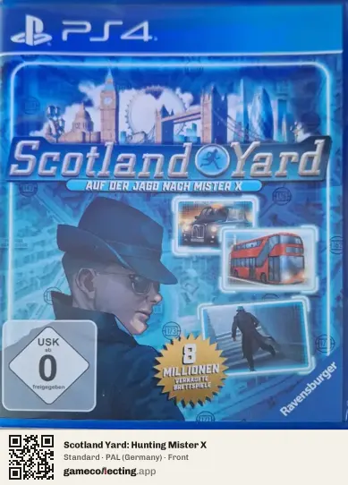 Scotland Yard: Hunting Mister X PlayStation 4, Germany box front