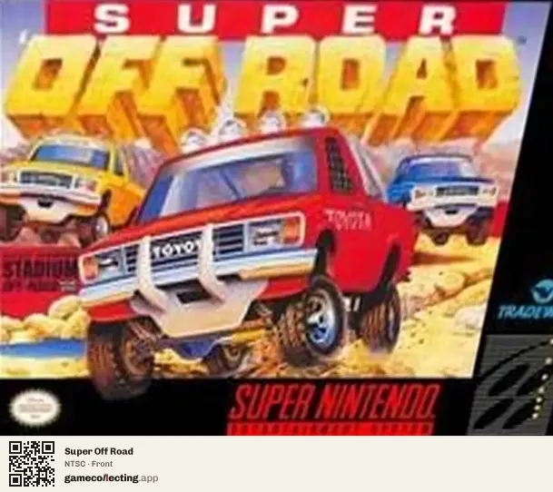 Super Off Road Super Nintendo Entertainment System, NTSC box front
