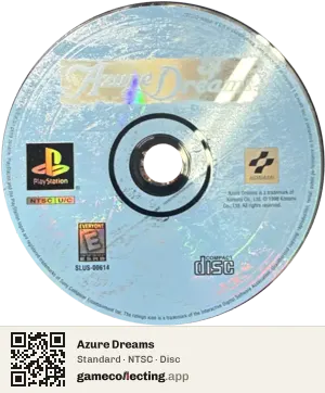 Azure Dreams PlayStation, NTSC disc