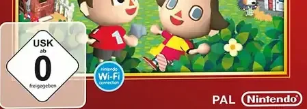 Animal Crossing: City Folk, the USK square on its front