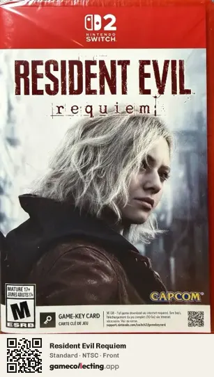 Resident Evil Requiem Nintendo Switch 2, NTSC box front