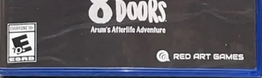 8Doors: Arum's Afterlife Adventure, the ESRB box on its front