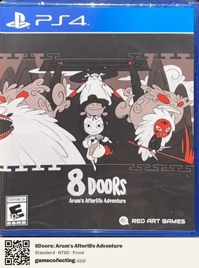 8Doors: Arum's Afterlife Adventure PlayStation 4, NTSC box front