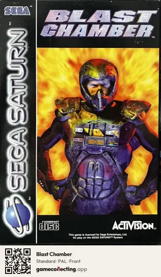 Blast Chamber Sega Saturn, PAL box front