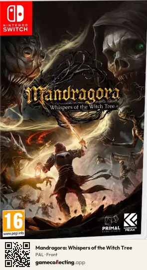 Mandragora: Whispers of the Witch Tree Nintendo Switch, PAL box front